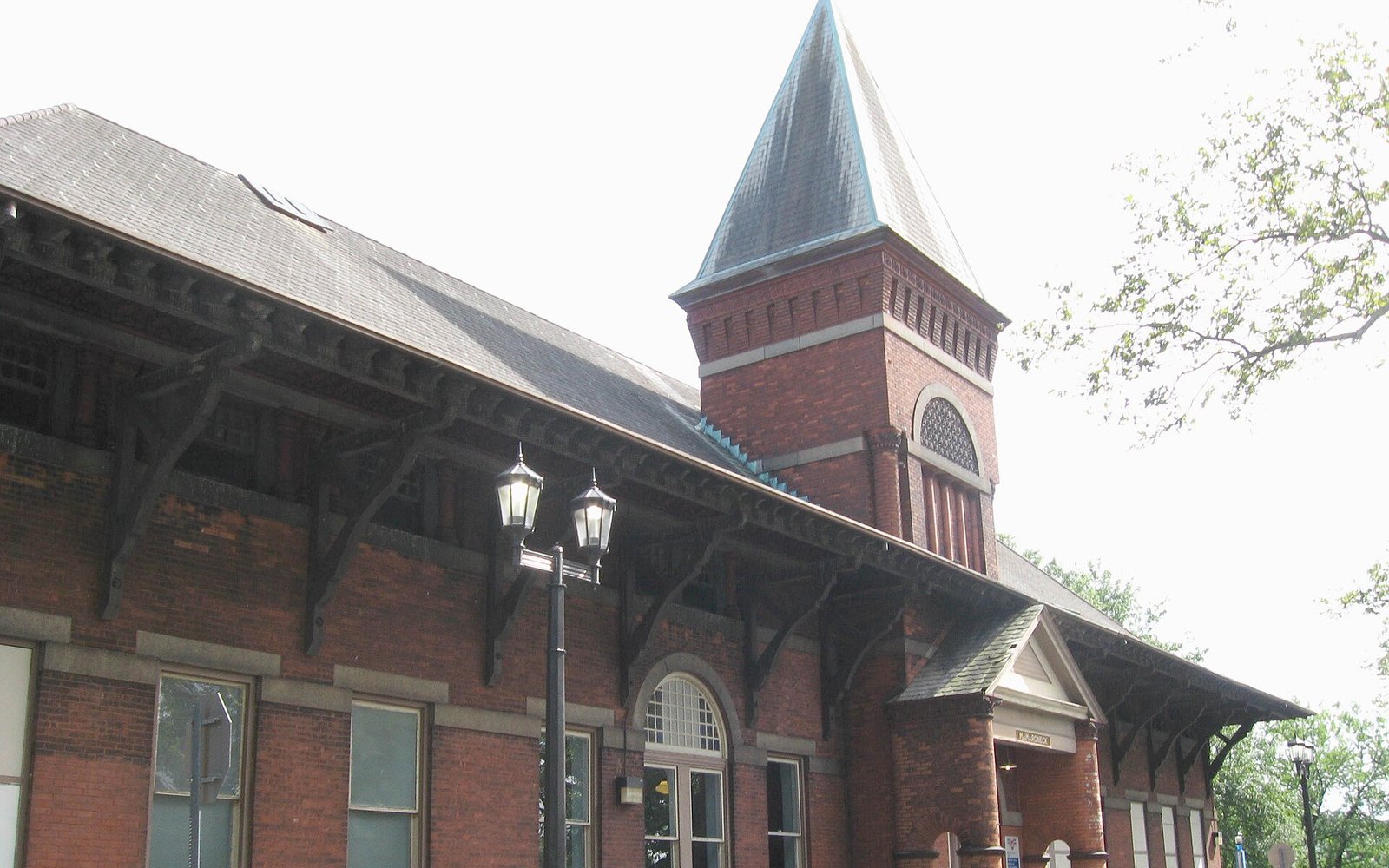Historic Mamaroneck station house exterior, Mamaroneck, NY